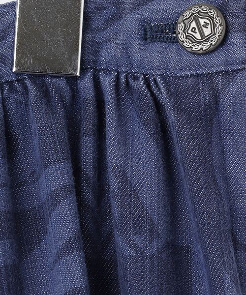 Mademoiselle NON NON / マドモアゼルノンノン デニムスカート | リヨセルデニム M・N LOGOプリントフレアースカート | 詳細8