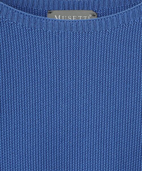 Mademoiselle NON NON / マドモアゼルノンノン ニット・セーター | <MUSETTI>ムゼッティー バックボタンニット | 詳細4