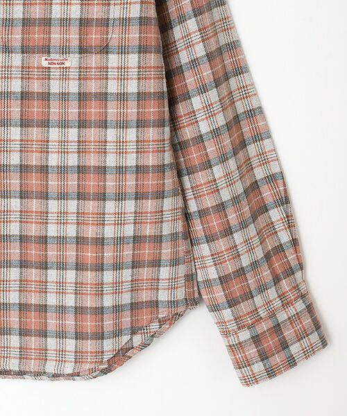 Mademoiselle NON NON / マドモアゼルノンノン シャツ・ブラウス | ビエラ起毛チェックシャツ | 詳細6