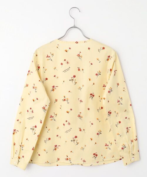 Mademoiselle NON NON / マドモアゼルノンノン シャツ・ブラウス | フラワープリント ノーカラーブラウス | 詳細2