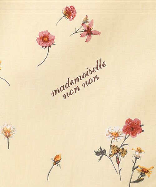 Mademoiselle NON NON / マドモアゼルノンノン シャツ・ブラウス | フラワープリント ノーカラーブラウス | 詳細5