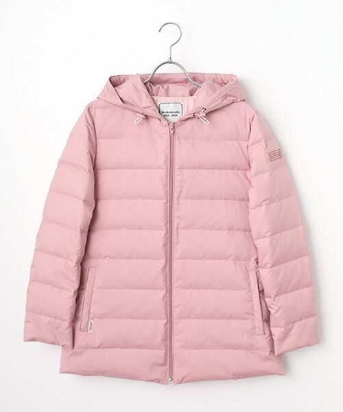 Mademoiselle NON NON / マドモアゼルノンノン その他アウター | マイクロタフタナチュラルストレッチ撥水ダウンコート（ピンク）
