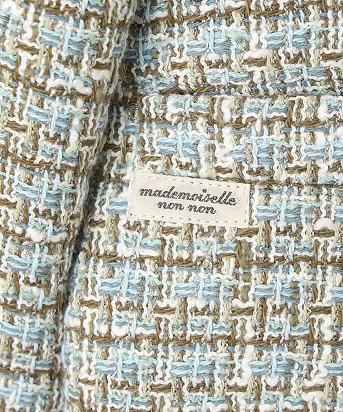 Mademoiselle NON NON / マドモアゼルノンノン ノーカラージャケット | ミックスブークレーツィード ノーカラージャケット | 詳細5