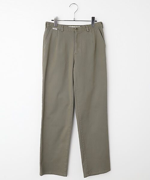 Mademoiselle NON NON / マドモアゼルノンノン その他パンツ | コンパクトカツラギストレッチ ノータックパンツ(モカグレー)