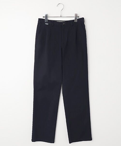 Mademoiselle NON NON / マドモアゼルノンノン その他パンツ | コンパクトカツラギストレッチ ノータックパンツ(ネイビー)