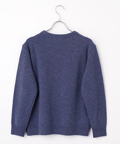 Mademoiselle NON NON / マドモアゼルノンノン ニット・セーター | タスマニアウール天竺 ヨットモチーフセーター | 詳細3