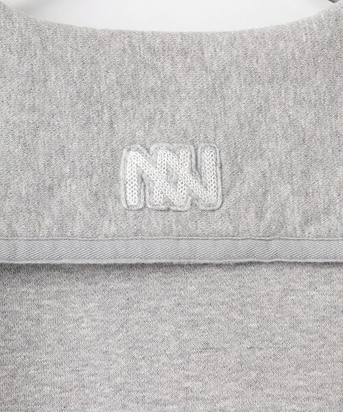 Mademoiselle NON NON / マドモアゼルノンノン カットソー | ラフィ裏毛 セーラーカラープルオーバー | 詳細4