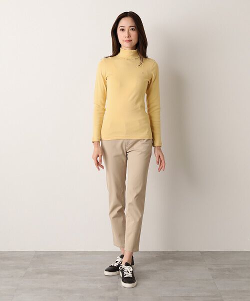 Mademoiselle NON NON / マドモアゼルノンノン Tシャツ | 甘撚グレースフライス(丸胴) タートルネックカットソー | 詳細6