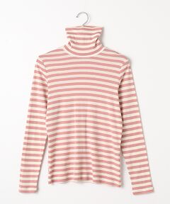 Mademoiselle NON NON / マドモアゼルノンノン カットソー | オーガニック甘撚りフライス 無地&ボーダー タートルネックカットソー