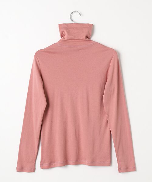 Mademoiselle NON NON / マドモアゼルノンノン カットソー | オーガニック甘撚りフライス 無地&ボーダー タートルネックカットソー | 詳細1