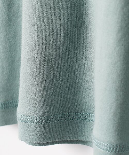 Mademoiselle NON NON / マドモアゼルノンノン カットソー | オーガニック甘撚りフライス 無地&ボーダー タートルネックカットソー | 詳細6