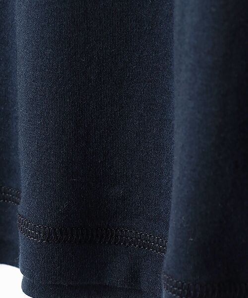 Mademoiselle NON NON / マドモアゼルノンノン カットソー | オーガニック甘撚りフライス 無地&ボーダー タートルネックカットソー | 詳細7