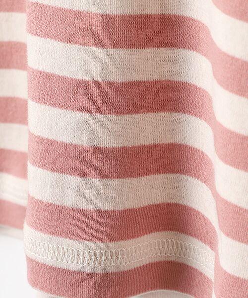 Mademoiselle NON NON / マドモアゼルノンノン カットソー | オーガニック甘撚りフライス 無地&ボーダー タートルネックカットソー | 詳細8