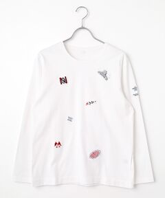 Mademoiselle NON NON / マドモアゼルノンノン カットソー | 刺繍ワッペン&ネームTシャツ