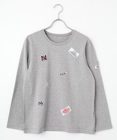 Mademoiselle NON NON / マドモアゼルノンノン カットソー | 刺繍ワッペン&ネームTシャツ