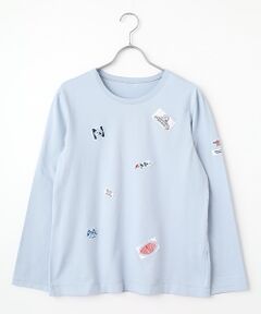 Mademoiselle NON NON / マドモアゼルノンノン カットソー | 刺繍ワッペン&ネームTシャツ