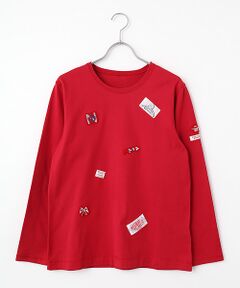 Mademoiselle NON NON / マドモアゼルノンノン カットソー | 刺繍ワッペン&ネームTシャツ