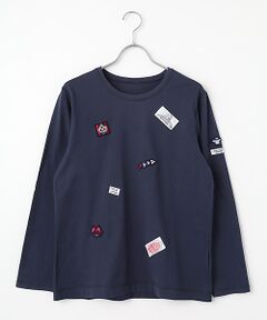 Mademoiselle NON NON / マドモアゼルノンノン カットソー | 刺繍ワッペン&ネームTシャツ