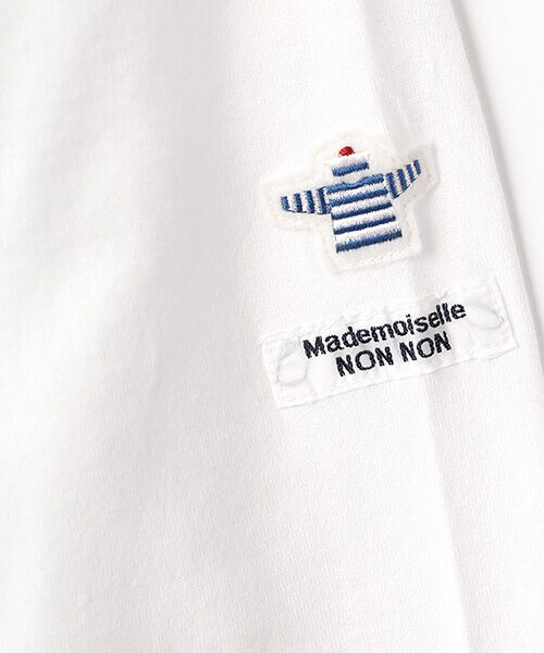 Mademoiselle NON NON / マドモアゼルノンノン カットソー | 刺繍ワッペン&ネームTシャツ | 詳細2