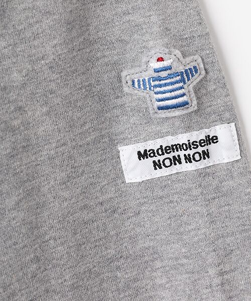 Mademoiselle NON NON / マドモアゼルノンノン カットソー | 刺繍ワッペン&ネームTシャツ | 詳細4