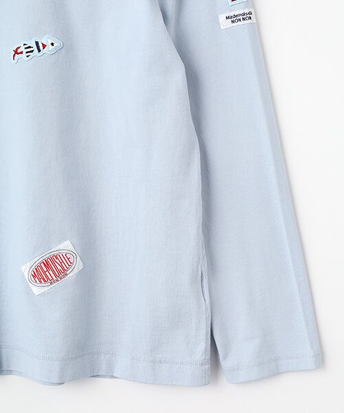 Mademoiselle NON NON / マドモアゼルノンノン カットソー | 刺繍ワッペン&ネームTシャツ | 詳細7