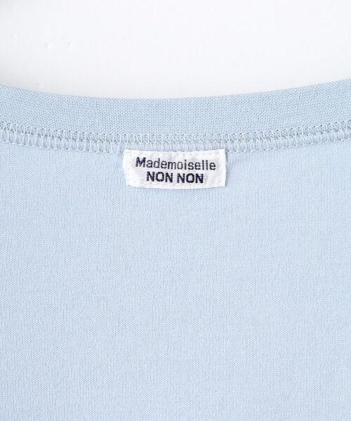 Mademoiselle NON NON / マドモアゼルノンノン カットソー | 刺繍ワッペン&ネームTシャツ | 詳細8