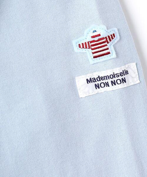 Mademoiselle NON NON / マドモアゼルノンノン カットソー | 刺繍ワッペン&ネームTシャツ | 詳細9