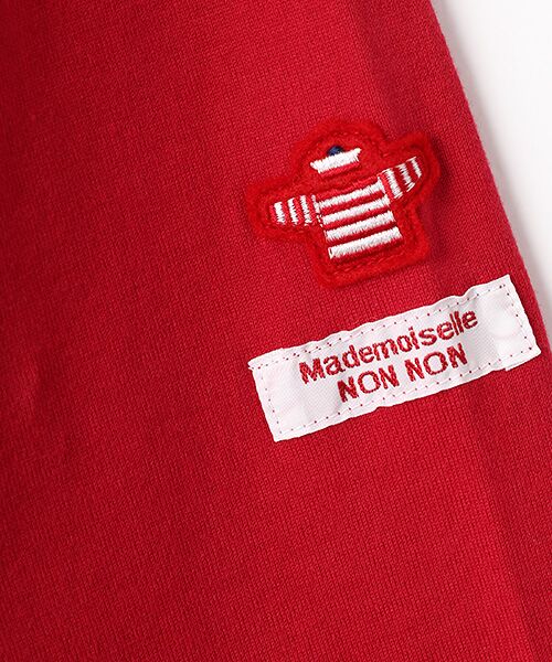 Mademoiselle NON NON / マドモアゼルノンノン カットソー | 刺繍ワッペン&ネームTシャツ | 詳細11