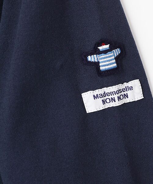 Mademoiselle NON NON / マドモアゼルノンノン カットソー | 刺繍ワッペン&ネームTシャツ | 詳細13