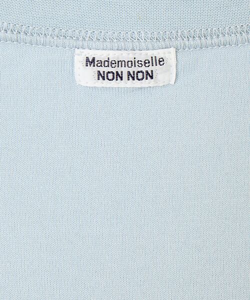 Mademoiselle NON NON / マドモアゼルノンノン Tシャツ | ボトルシッププリント＆刺繍入りTシャツ | 詳細7