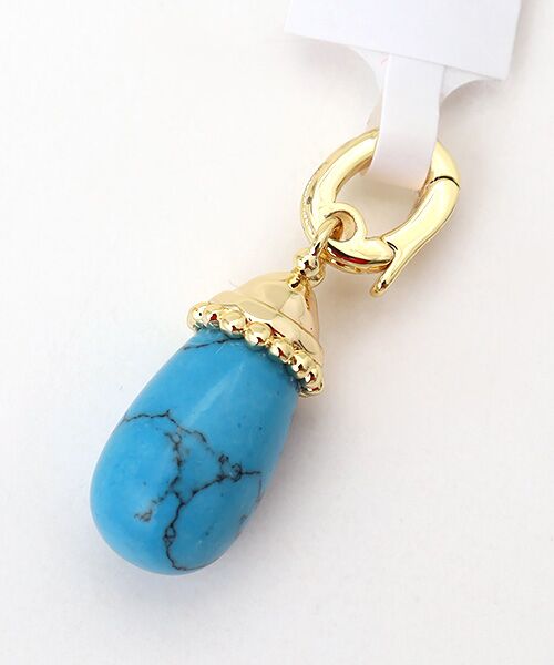 Mademoiselle NON NON / マドモアゼルノンノン チャーム | <ANABEL ARAM>アナベルアラム ターコイズドロップチャーム | 詳細2
