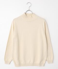 Mademoiselle NON NON / マドモアゼルノンノン ニット・セーター | 綿カシミヤ ハイネックプルオーバーニット