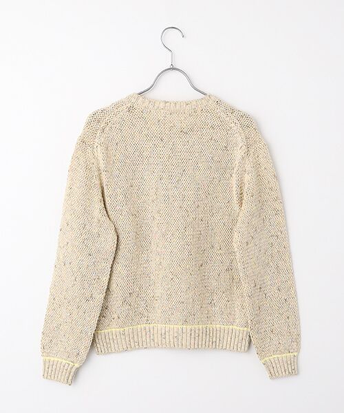 Mademoiselle NON NON / マドモアゼルノンノン ニット・セーター | ミックスカラーコットンプルオーバー | 詳細1