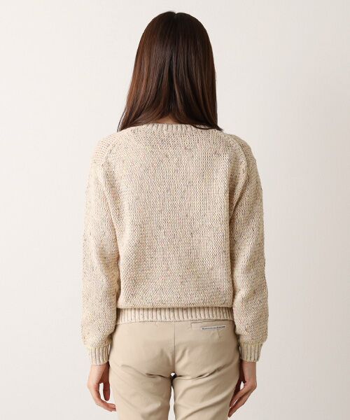 Mademoiselle NON NON / マドモアゼルノンノン ニット・セーター | ミックスカラーコットンプルオーバー | 詳細7