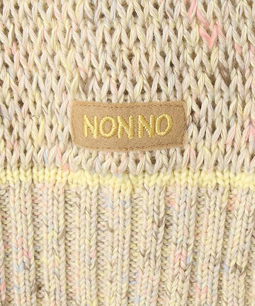 Mademoiselle NON NON / マドモアゼルノンノン ニット・セーター | ミックスカラーコットンプルオーバー | 詳細4