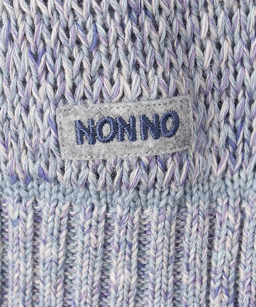 Mademoiselle NON NON / マドモアゼルノンノン ニット・セーター | ミックスカラーコットンプルオーバー | 詳細5