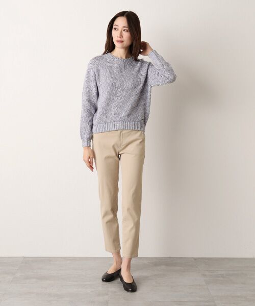 Mademoiselle NON NON / マドモアゼルノンノン ニット・セーター | ミックスカラーコットンプルオーバー | 詳細12