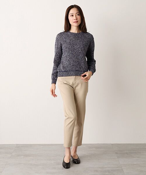 Mademoiselle NON NON / マドモアゼルノンノン ニット・セーター | ミックスカラーコットンプルオーバー | 詳細15