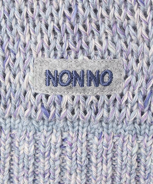 Mademoiselle NON NON / マドモアゼルノンノン ベスト | ミックスカラーコットンクロップドベスト | 詳細5