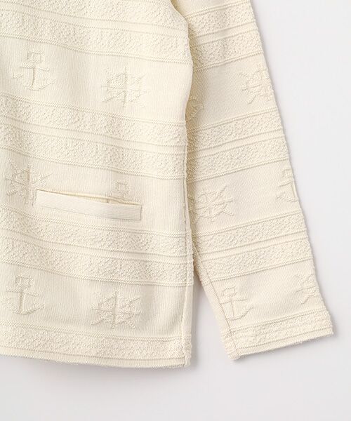 Mademoiselle NON NON / マドモアゼルノンノン カーディガン・ボレロ | マリンボーダーカーディガン | 詳細3