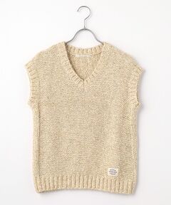 Mademoiselle NON NON / マドモアゼルノンノン ベスト | フラッフィー3G Vネックベスト