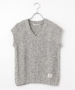 Mademoiselle NON NON / マドモアゼルノンノン ベスト | フラッフィー3G Vネックベスト