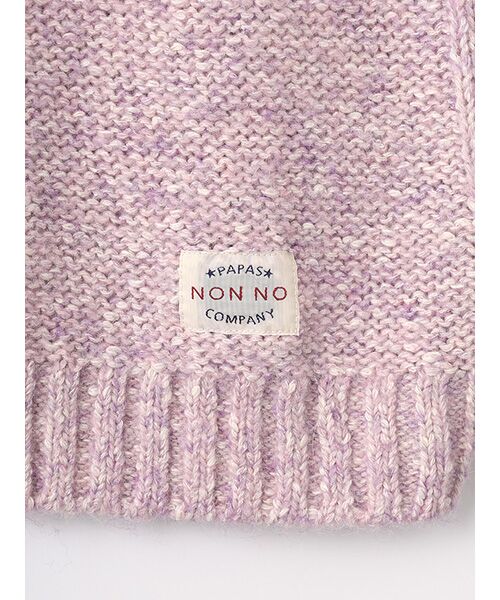 Mademoiselle NON NON / マドモアゼルノンノン ベスト | フラッフィー3G Vネックベスト | 詳細2