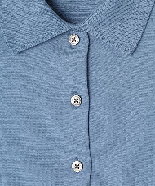 Mademoiselle NON NON / マドモアゼルノンノン シャツ・ブラウス | ガスコットン天竺 衿付きニットブラウス | 詳細2