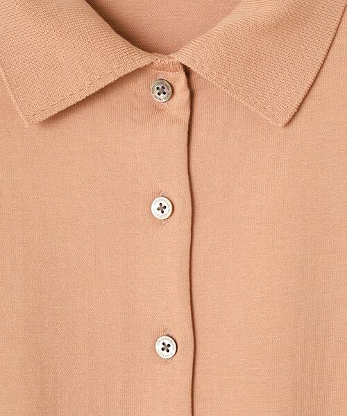 Mademoiselle NON NON / マドモアゼルノンノン シャツ・ブラウス | ガスコットン天竺 衿付きニットブラウス | 詳細3