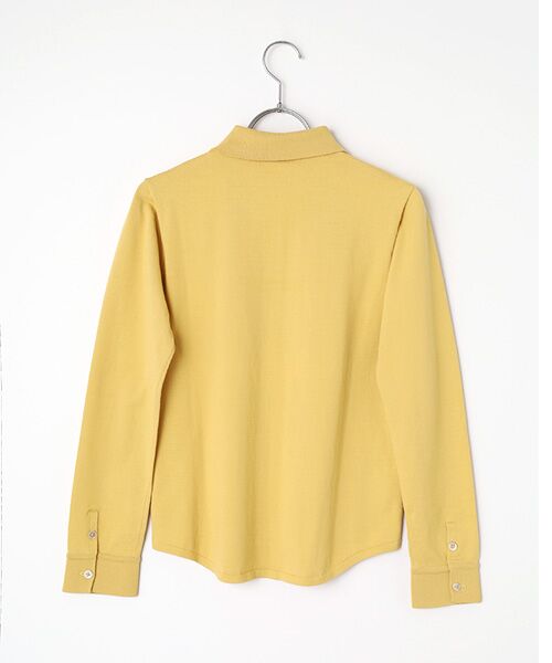 Mademoiselle NON NON / マドモアゼルノンノン シャツ・ブラウス | ガスコットン天竺 衿付きニットブラウス | 詳細4