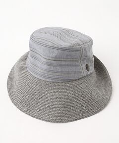 Mademoiselle NON NON / マドモアゼルノンノン ハット | ボーダー×ペーパーブレードコンビクローシュ