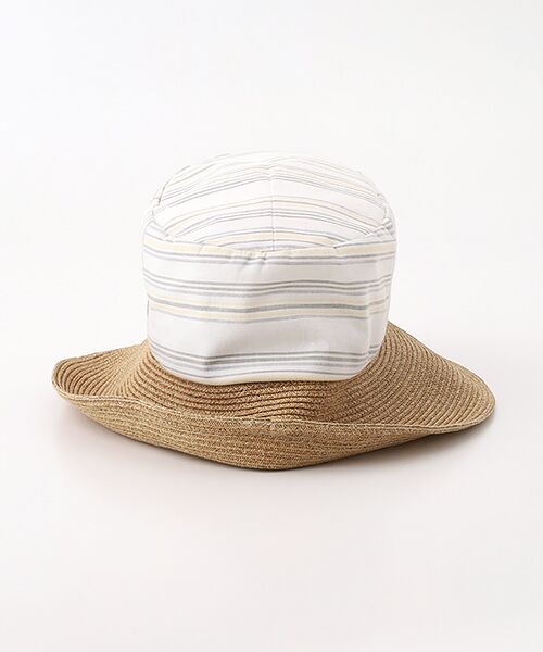 Mademoiselle NON NON / マドモアゼルノンノン ハット | ボーダー×ペーパーブレードコンビクローシュ | 詳細2