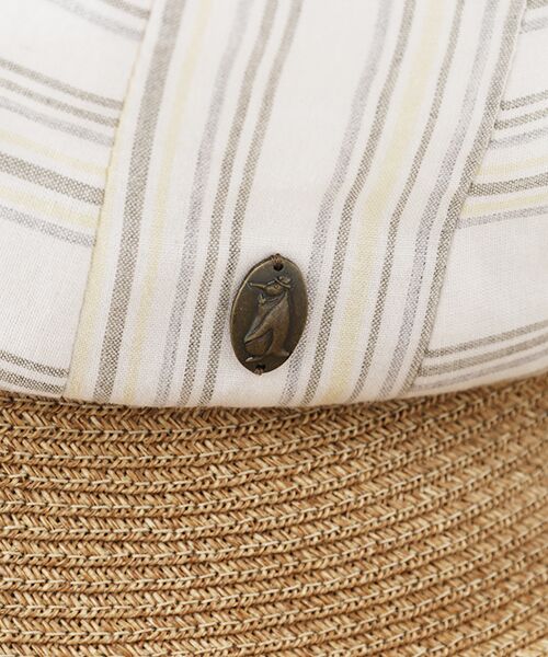 Mademoiselle NON NON / マドモアゼルノンノン ハット | ボーダー×ペーパーブレードコンビクローシュ | 詳細4