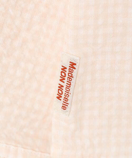 Mademoiselle NON NON / マドモアゼルノンノン スニーカー | シャーリングギンガム スタンドフリルシャツ | 詳細1